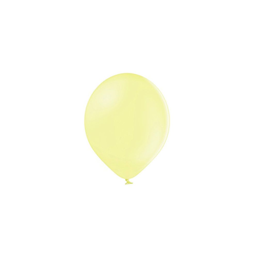 10 ballons pastel jaune -  28 cm