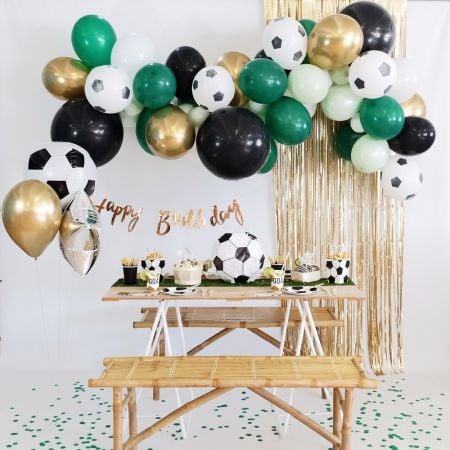 Bougies ballon de Football, 6 pièces/ensemble, pour fête d
