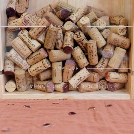 Cadre collecteur de bouchons Corkbox  Verre de vin, Calendrier de l'avant, Bouchon  vin