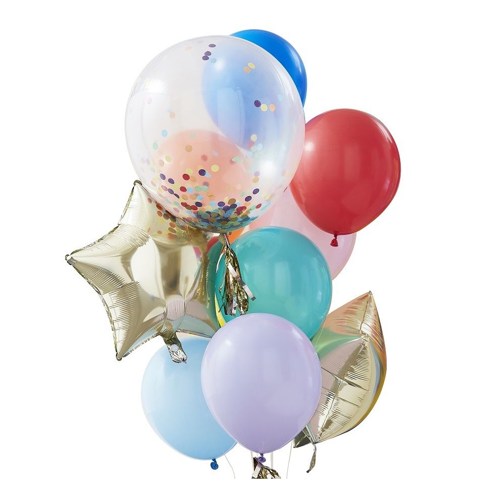 40 Petits Ballons 13 Cms Multicolores - Les Bambetises