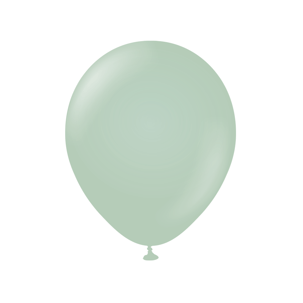 10 ballons "sauge" -  28 cm