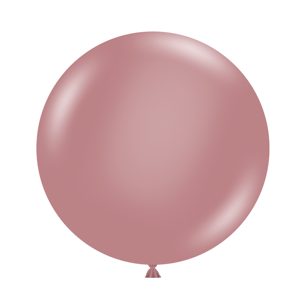 Ballon en latex vieux rose - 45 cm