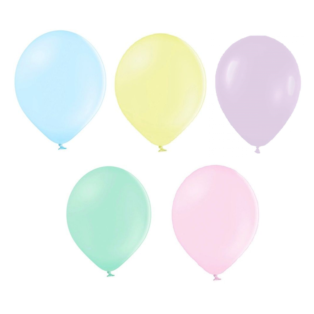 Lot de 50 ballons pastel - 26 cm