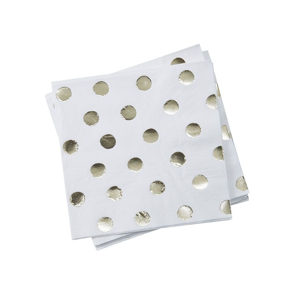 20 pièces Serviette jetable doré à imprimé fleur carré jetable en papier  portable pour la fête, Mode en ligne